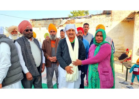 Attended the Meeting at Village Skrodi and Fatehgarh Bhadson of Sangrur