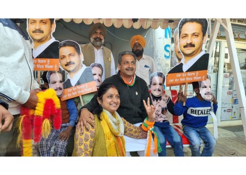 ਭਵਾਨੀਗੜ੍ਹ ਦੇ ਅਨਾਜ ਮੰਡੀ ਵਿਖੇ ਚੋਣ ਪ੍ਰਚਾਰ