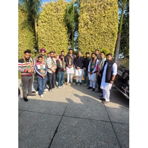 A large number of youth at my residence joined Congress